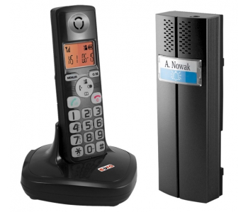 TELEDOMOFON ''EURA'' CL-3622B - bezprzewodowy, jednorodzinny, czarny