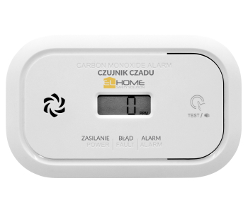 CZUJNIK CZADU ''EL HOME'' CD-17A2v2300 - DC 3V (2x LR6), LCD, 2 lata gwarancji, test 300 ppm