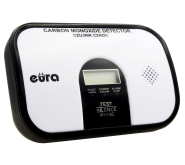 CZUJNIK CZADU ''EURA'' CD-45A2v25G300 - wolnostojący, DC 3V (2x LR6), LCD, termometr, 5 lat gwarancji, test 300 ppm ico 1