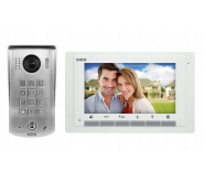 WIDEODOMOFON ''EURA'' VDP-60A5/N WHITE ''2EASY'' - jednorodzinny, LCD 7'', biały, szyfrator mechaniczny, natynkowy ico 0