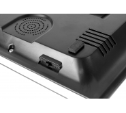WIDEODOMOFON ''EURA'' VDP-98C5 - czarny, dotykowy, LCD 10'', AHD, WiFi,  pamięć obrazów, SD 128GB,  rozbudowa do 6 monitorów, 2 stacji bramowych i 2 kamer CCTV, obsługa 2 wejść, kamera 1080p., czytnik RFID ico 12