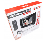WIDEODOMOFON ''EURA'' VDP-00C5 - czarny, monitor 7'', WiFi, kamera 1080p, RFID, szyfrator ico 4