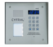 PANEL CYFROWY ''CYFRAL'' PC-2000RE PRO INOX z czytnikiem RFiD i wbudowaną elektroniką ico 0